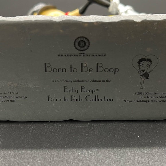 Bradford Exchange Betty Boop Born to Ride Collection Born to be Boop Figurine - Picture 14 of 15